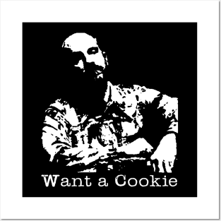 Teddy Kgb Poker Player Want A Cookie Posters and Art